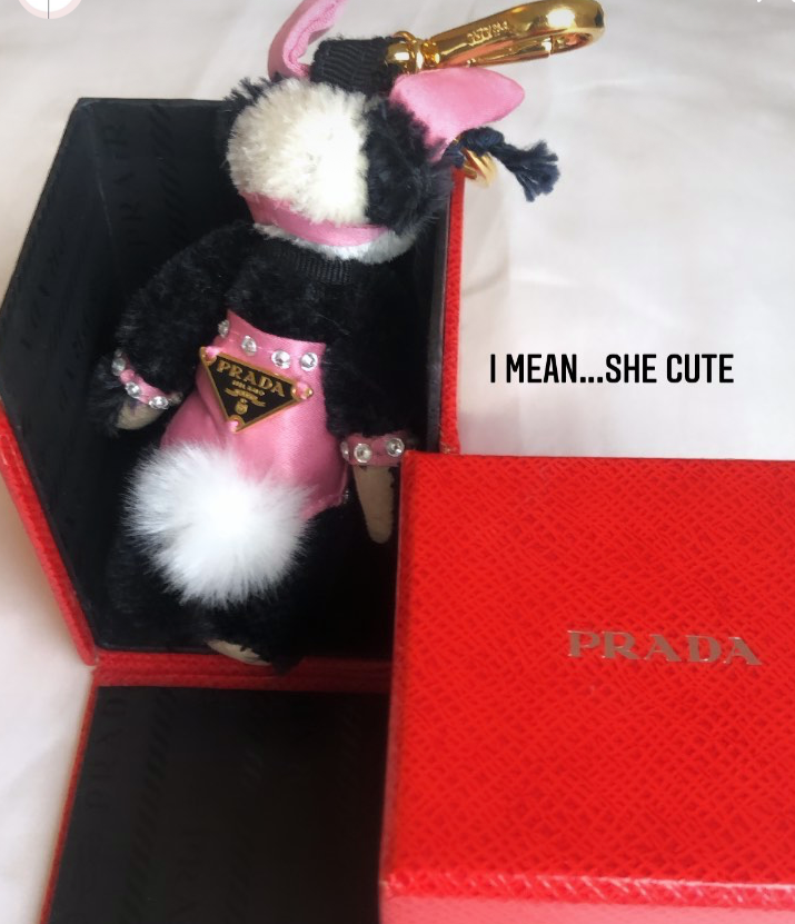 Prada Heart Necklace