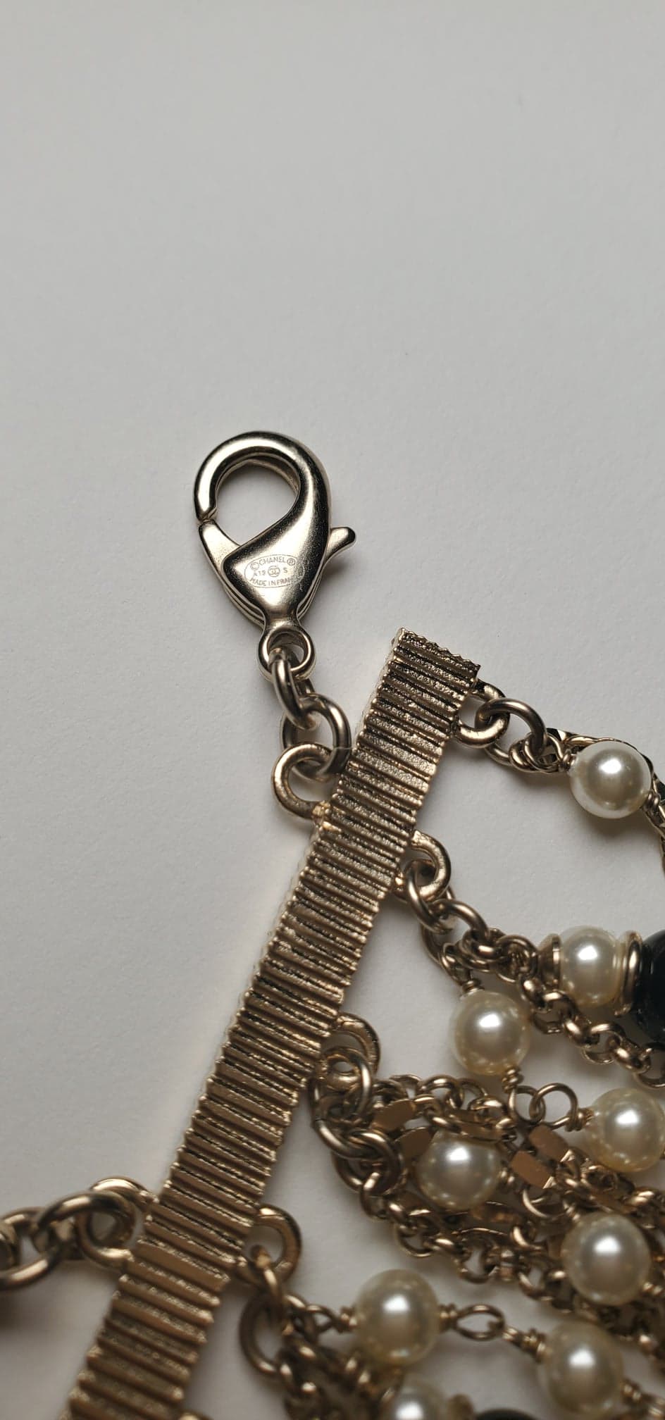 Chanel Blush Nude Classic Mini Necklace