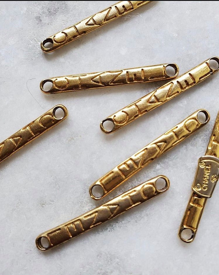 Chanel Chunky Bar Necklace repurposed