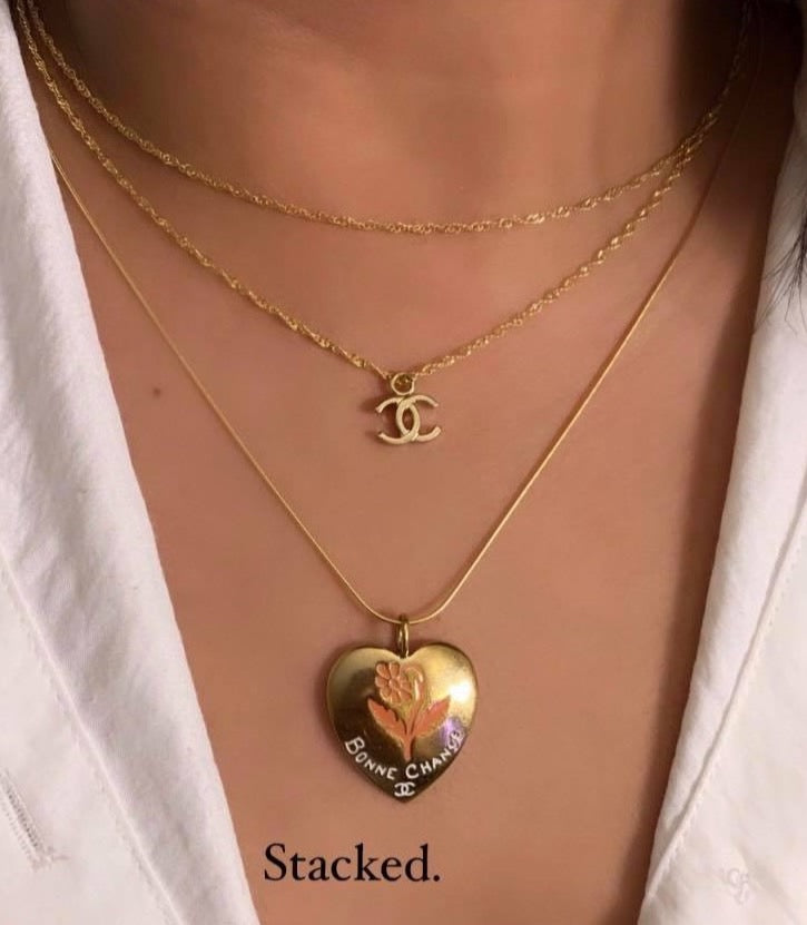 Chanel Blue Heart