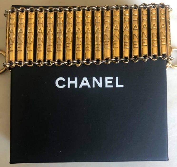 Chanel Bar Necklace repurposed