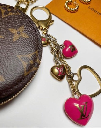 LV Flower Heart Necklace