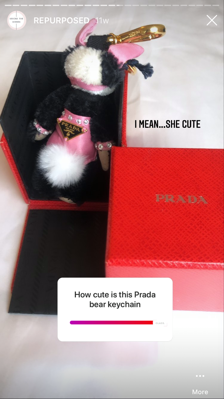 Prada Clasp Necklace