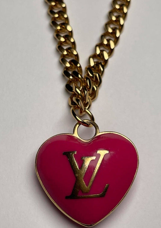 Louis Vuitton Large Heart Necklace