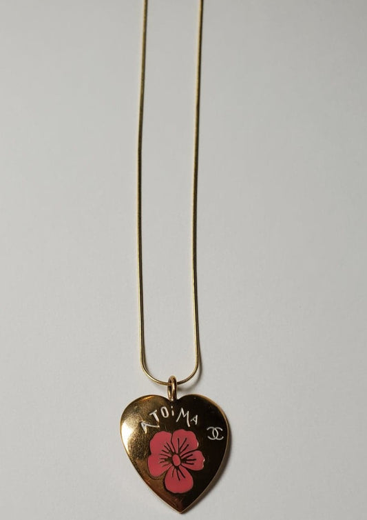 Chanel Pink Heart repurposed