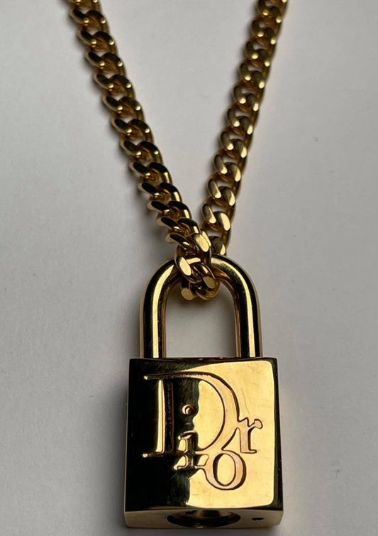 Dior Padlock Necklace