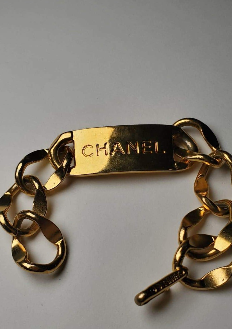 Chanel Chunky ID Bracelet
