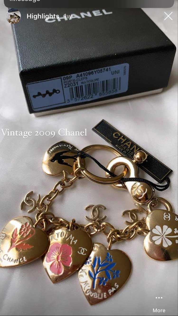 Chanel Pink Heart repurposed