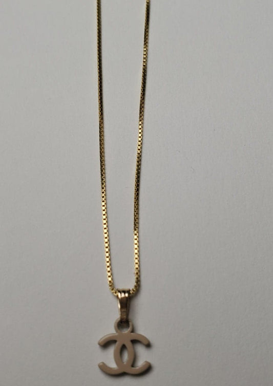 Chanel Blush Nude Classic Mini Necklace