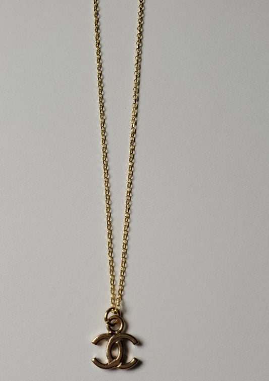 Chanel CC on Dainty Chain
